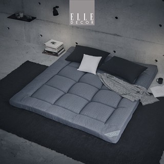 ELLE DECOR ที่นอนหนานุ่มแบบพิเศษ ลดแรงกดทับต่อร่างกาย หนา 4 นิ้ว รุ่น Melissa รหัส SIMP- 06 Gris Charbon ส่งฟรี