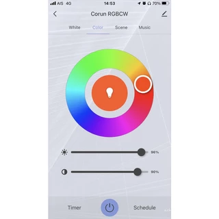 Tuya WiFi/Zigbee Smart Bulb RGBCCT 9/12W E27 Dim LED หลอดไฟอัจฉริยะหรี่ 16 ล้านสี Google Alexa Siri