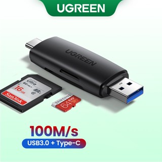 UGREEN Card Reader Usb 3 . 0 TF SD Micro  อะแดปเตอร์การ์ดหน่วยความจําสําหรับแล็ปท็อป