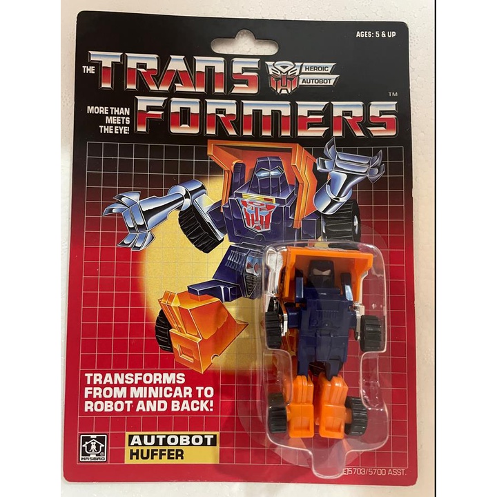 แอ็คชั่นฟิกเกอร์ Transformers G1 Huffer Version