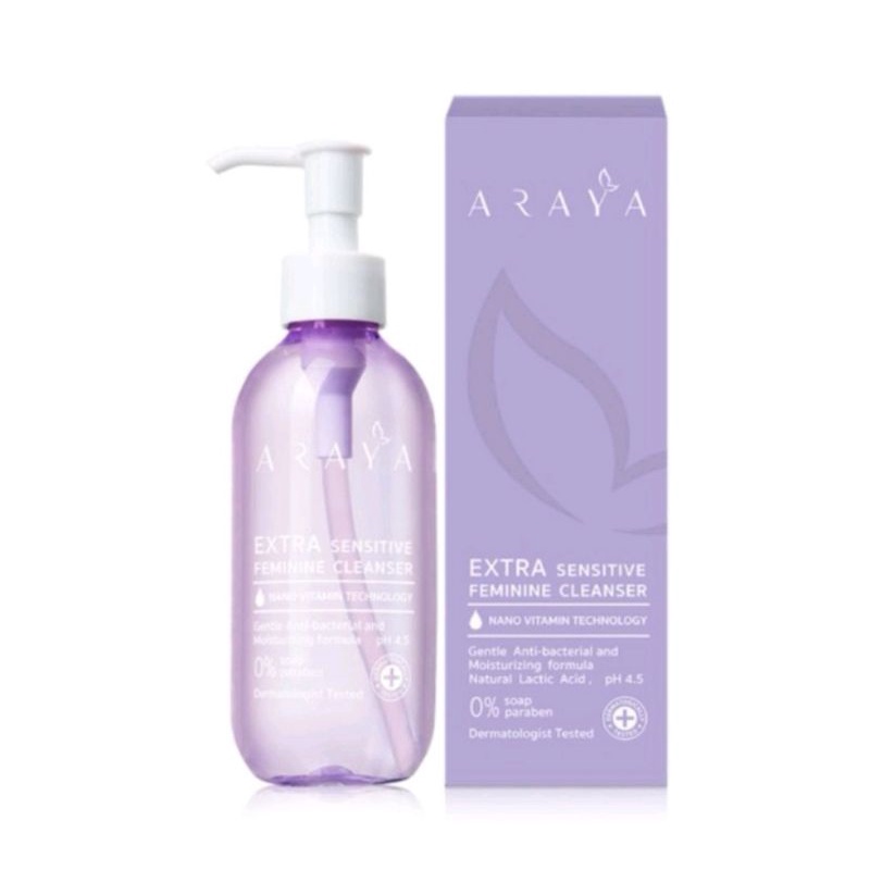 Araya sensitive Fiminine Cleanser 200ml. exp2026