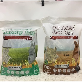 CatHoliday หญ้ากระต่าย VETREC ทีโมธี โอ๊ต อัลฟาฟ่า สำหรับกระต่าย และสัตว์ฟันแทะ Timothy Oat Alfalfa
