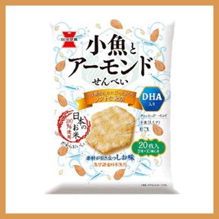 Iwatsuka ข้าวเกรียบผสมปลาอัลมอนด์ 1ห่อ 20 ชิ้น 78g