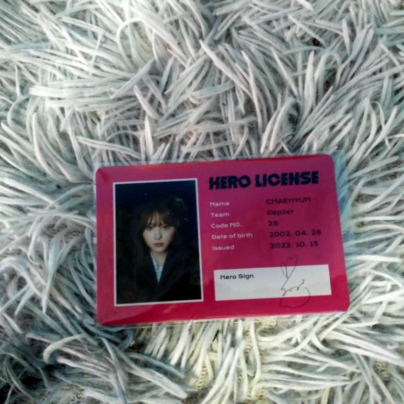 ( Kep1er ) ID Chaehyun พร้อมส่ง