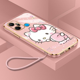 เคสโทรศัพท์มือถือ ลาย Hello Cat น่ารัก สําหรับ Infinix Smart 6 Plus X6823C X6823