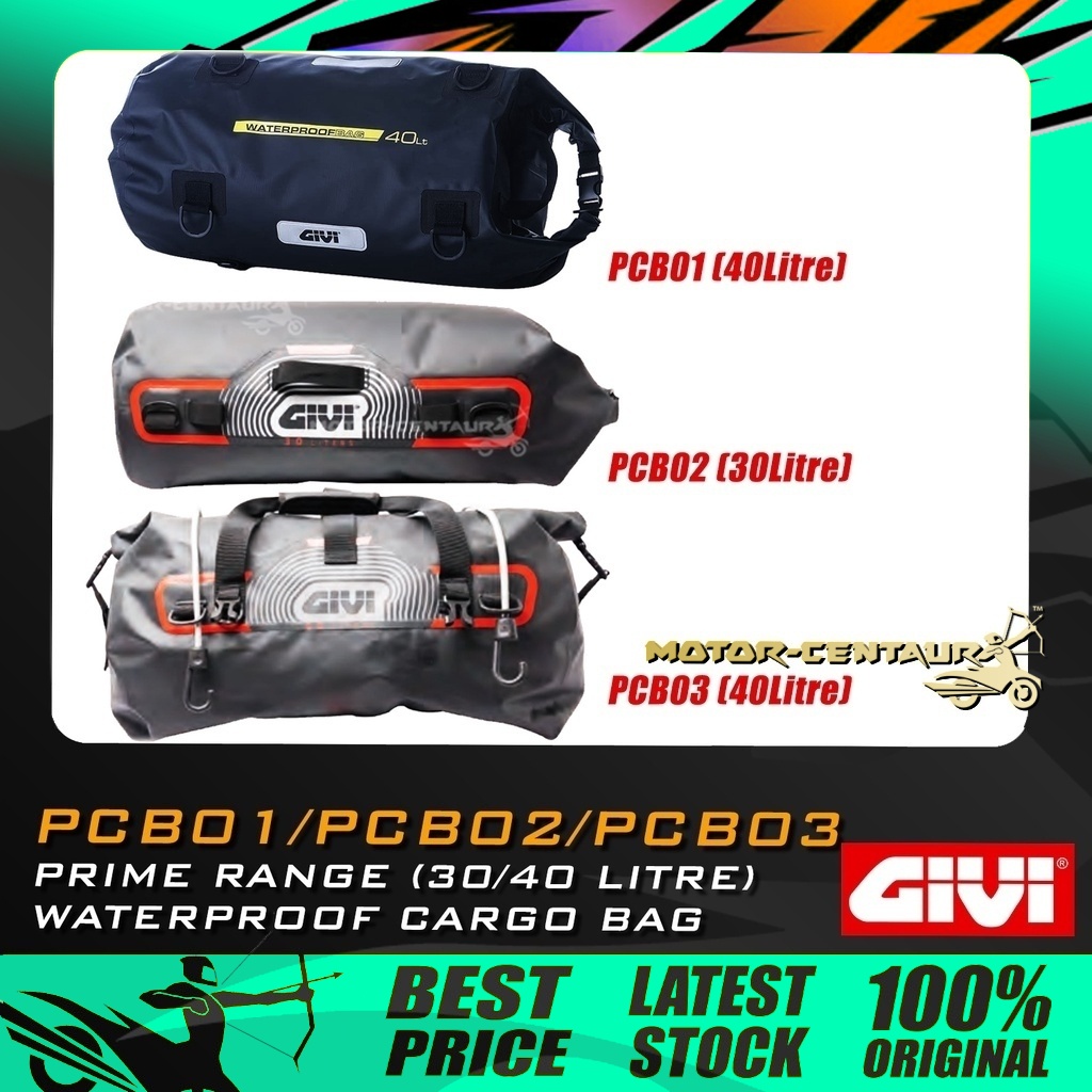 BEG GIVI WATERPROOF CARGO BAG PCB01(40LT), PCB02(30LT), PCB03(40LT)