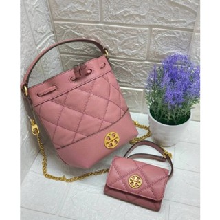 💕New 💗💕 Tory Burch Willa Mini Bucket Bag💓💕กระเป๋าสีชมพู ค่ะ น่ารักกกมากกก