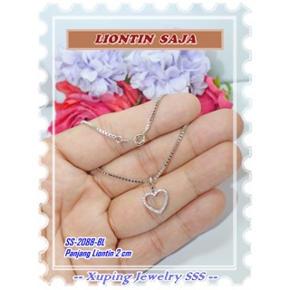 จี้ชุบทอง 18k SS-2088-BL Love Silver