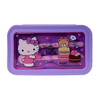 ชุดกล่องอาหารกลางวัน เค้ก Hello Kitty (1100 มล.)