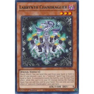 การ์ด Yugioh - TCG - Labrynth Chandraglier / TAMA-EN018