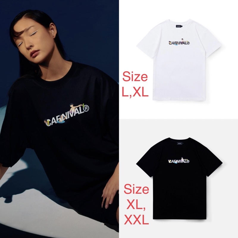 [New แท้!] เสื้อยืด Carnival x Gongkan size L,XL,XXL