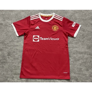 [Fans] 2122 เสื้อยืดแขนสั้น พิมพ์ลาย Manchester United คุณภาพสูง สําหรับฝึกซ้อมฟุตบอล