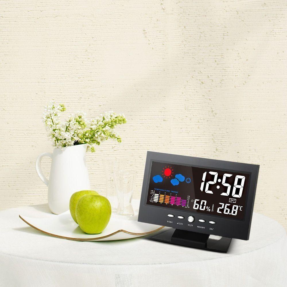 SWEE เครื่องวัดอุณหภูมิจอแสดงผล LCD LED รูปที่ 4