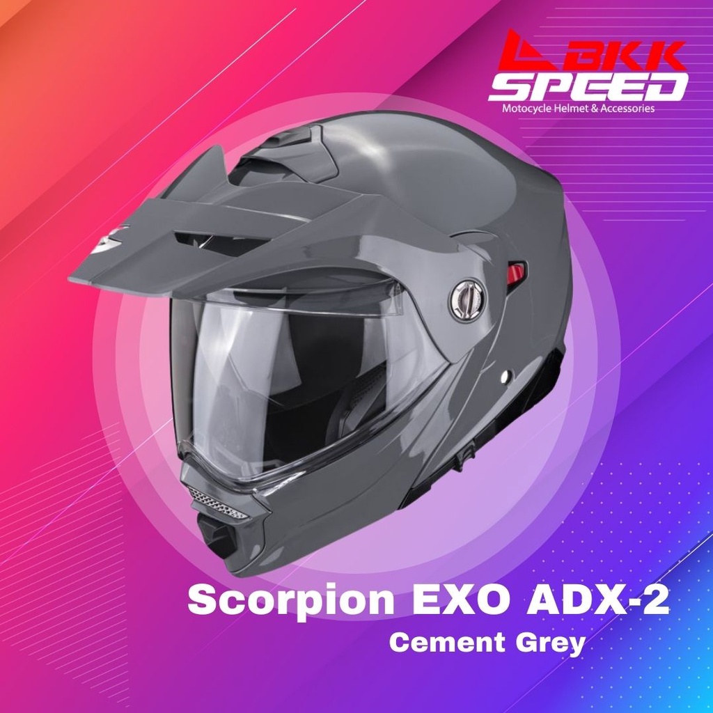 หมวกกันน็อค Scorpion EXO รุ่น ADX2 สไตล์ Adventure มีปีก ยกคางได้ มีแว่น 2 ชั้น