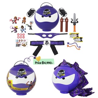 Ninja Kidz TV Giant Mystery Ninja Ball - Series 3 Purple (2022)