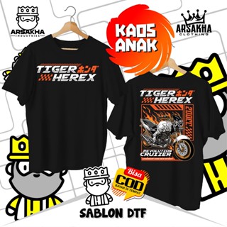 Kaos Anak Honda Tiger Antem Revolution Cruizer V2 Distro ผ้าฝ้ายหวี 30S - Arsakha Clothing