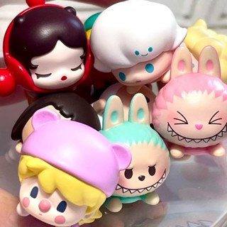 【ของแท้】ตุ๊กตาฟิกเกอร์ Popmart Pop Bean รุ่น 3 สไตล์คลาสสิก ของขวัญ สําหรับตกแต่ง