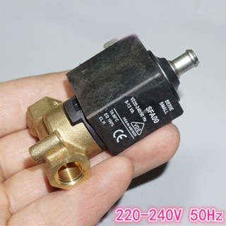 Azj วาล์วโซลินอยด์เครื่องชงกาแฟ AC 220V อินเตอร์เฟซ G1/8 อุณหภูมิสูง แรงดันสูง