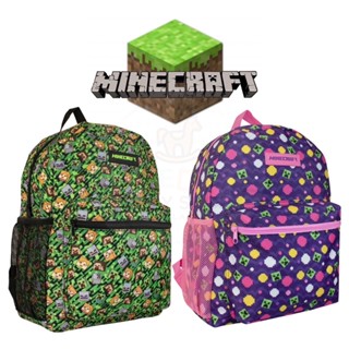 🌟พร้อมส่ง🌟 กระเป๋าเป้สะพายหลังสำหรับเด็ก Character UK Minecraft Backpack