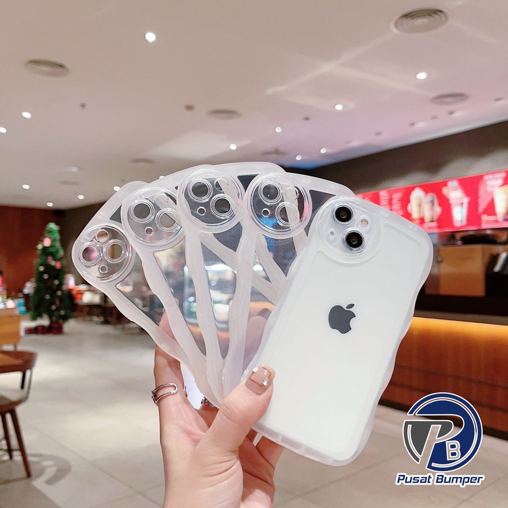 SOFTCASE SOFT SILICON WAVE CLEAR CASE CLEAR REALME C53 C55 3 5 V13 C17 7I C55 C1 C2 5 5I 6 C3 8 8I 9