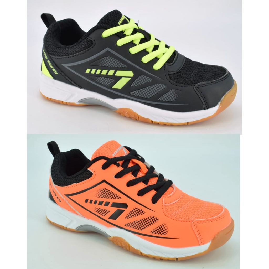 LINE-7 CS2165 Junior Court Shoe/รองเท้าแบดมินตันจูเนียร์/ Kasut Sukan Court,Badminton Budak