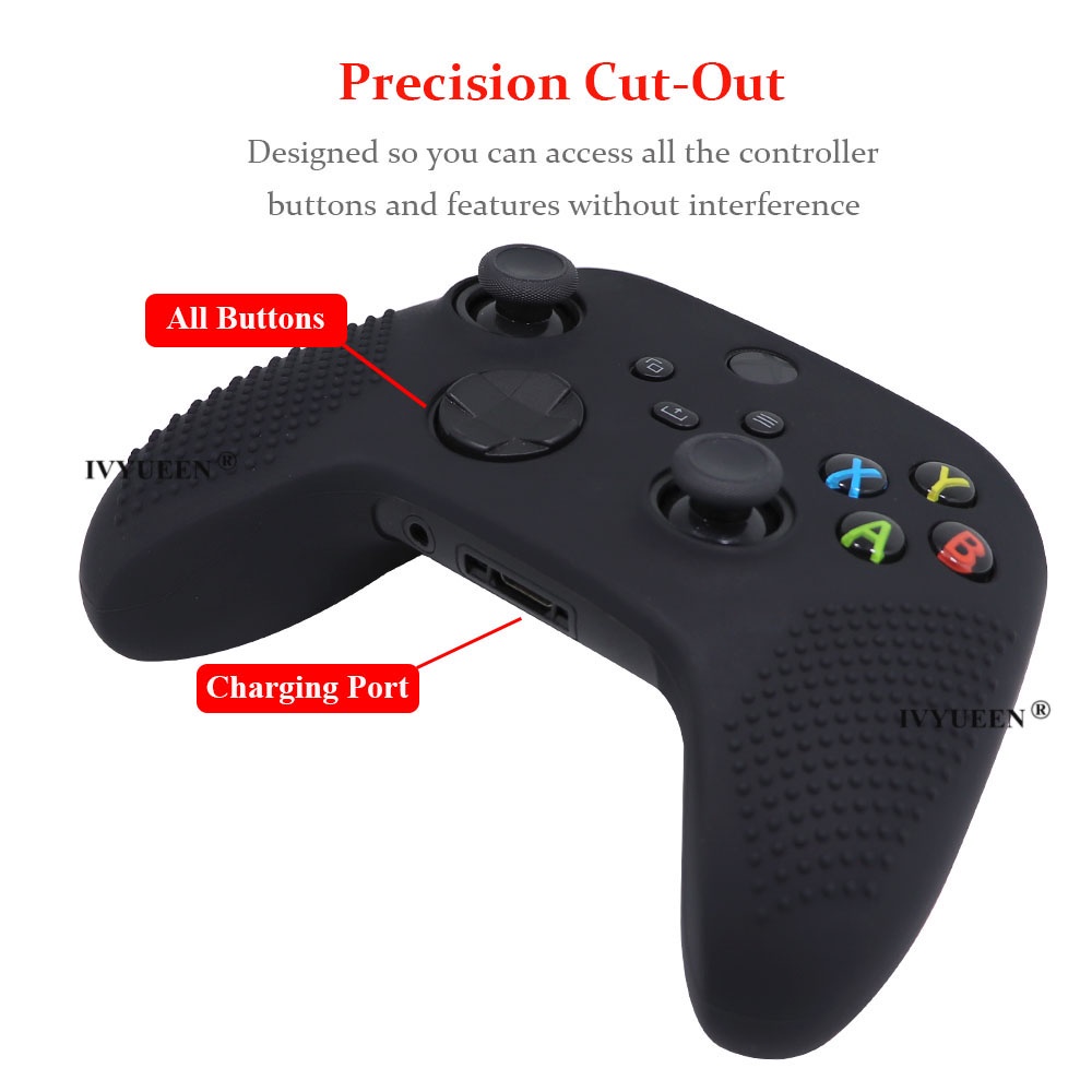 Ivyueen Anti-Alip Skin สําหรับ XBox Series XS Core Controller เคสซิลิโคน XSX XSS ฝาครอบป้องกัน