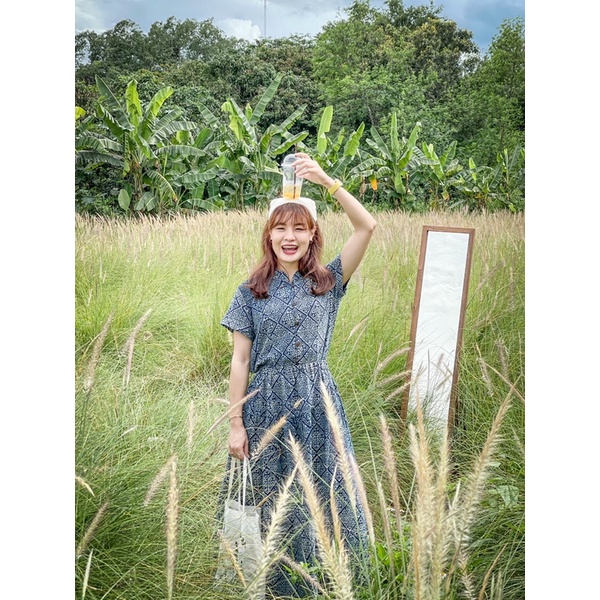 เสื้อผ้าสาลู2ชั้น คอจีน กระโปรงผ้าสาลูกัดลาย ชุดเซตผ้าสาลู ชุดพื้นเมือง ชุดเที่ยวเหนือ