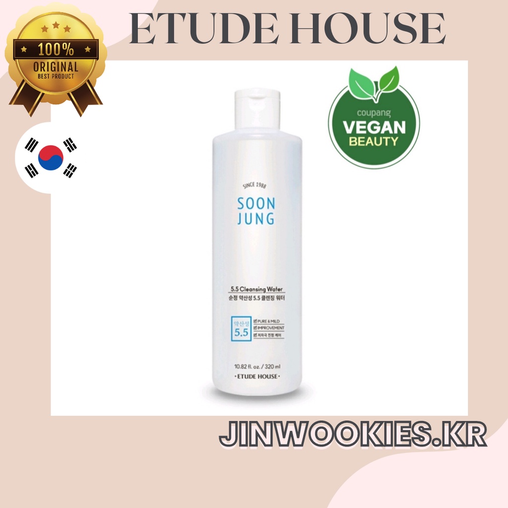[ETUDE House] Soon Jung Low Acid 5.5 คลีนซิ่งวอเตอร์ 320 มล.