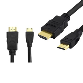 Cable HDMI TO Mini HDMI Full HD 1080 P ยาว 2M ,3M, ยาว5M สายหนาคุณภาพดี