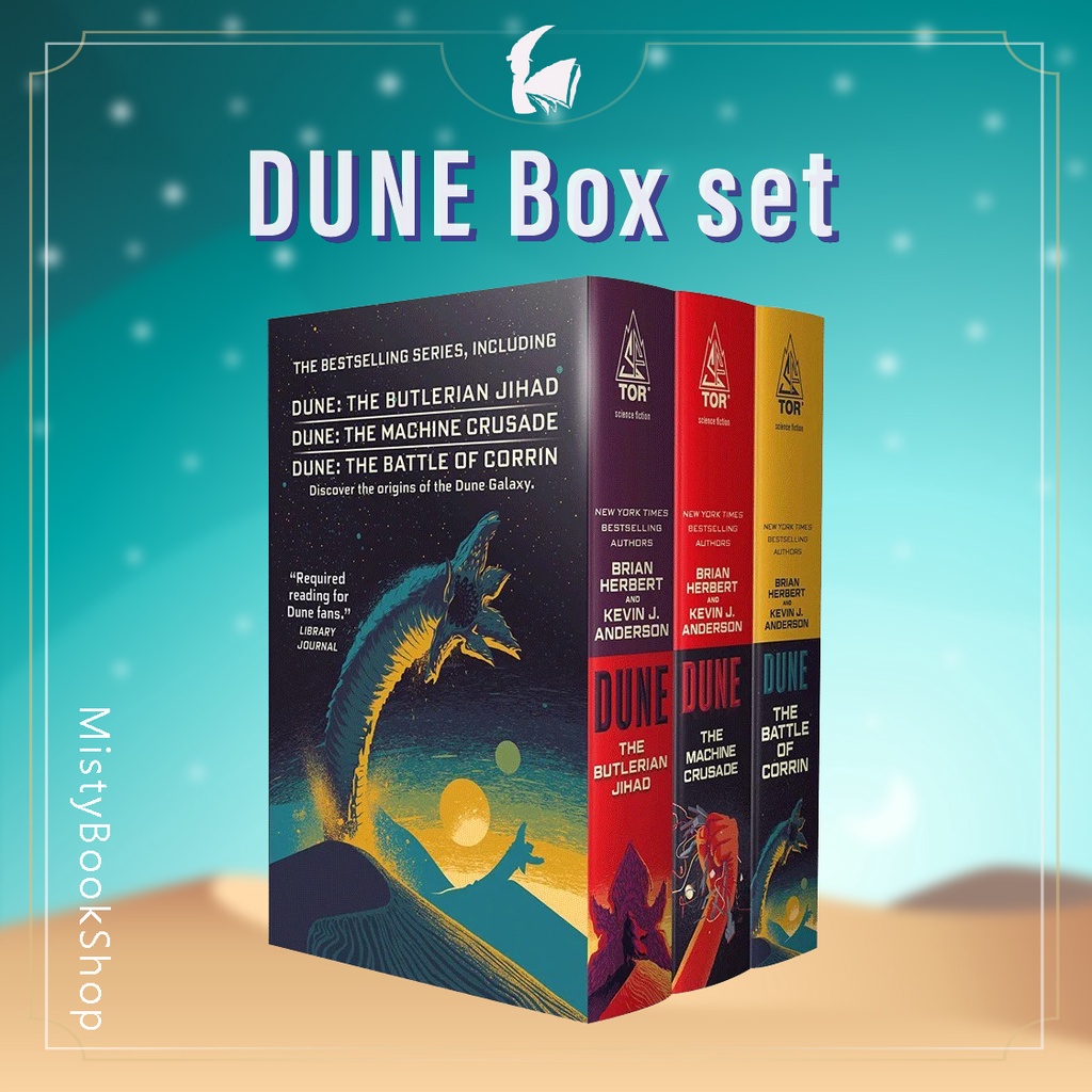 [พรีออเดอร์ 9 - 15 วัน] Dune Boxset 3 เล่ม (Prequel)/ นิยายภาษาอังกฤษ By Frank Herbert / Boxset / Dune