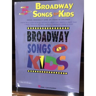 FIVE FINGER PIANO - BROADWAY SONGS FOR KIDS (HAL)