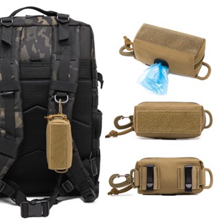 Luc EDC Molle กระเป๋าสตางค์ ใส่เหรียญ กุญแจ เข็มขัด คาดเอว ขนาดเล็ก สําหรับตั้งแคมป์ เดินป่า กลางแจ้ง