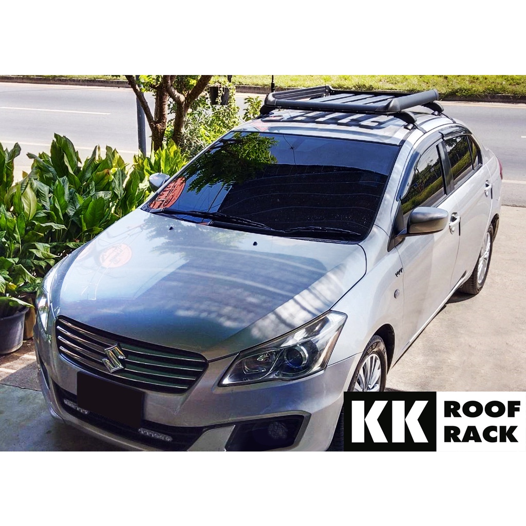 แร็คหลังคา ถาดอลูมิเนียม Suzuki Ciaz  ของใหม่ ไม่เจาะหลังคา [B0-0S]