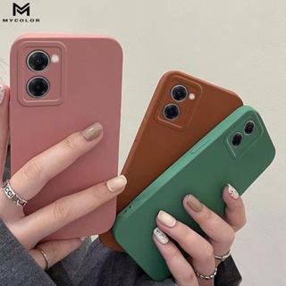 สึกซิลิโคนนุ่มเคส กล้องป้องกันดวงตาแองเจิลขอบเหลี่ยมกันกระแทกสีเ Realme 10 9i 9 8 5 5i 5s 6i 7i 8i Pro Plus Pro+ 2023 4G 5G