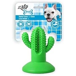 ALL FOR PAWS Dental Cactus Rubber Dog Chew Toy Large Green, 10 kg (ไซส์ L)