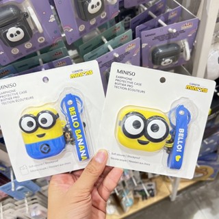 เคสแอร์พอด มินเนียน ลิขสิทธิ์แท้จาก miniso รุ่น 1,2และโปร