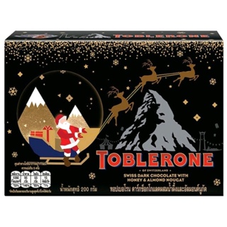 ทอปเบิลโรน สวิสดาร์กช็อกโกแลต Toblerone Tiny Swiss Dark Chocolate With Honey And Almond Nougat 200g