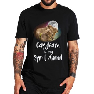 คาปิบาร่า เสื้อเบลาส์ Capybara Tee แคชชวล ตกลงฉันดึงขึ้นCapybara ตลกเสื้อยืด