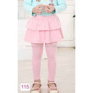 SK-115 เลคกิ้งกระโปรงเด็กผู้หญิง สีชมพู
