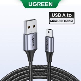 Ugreen USB-A ตัวผู้ เป็น Mini USB ตัวผู้ USB 2.0 Alu เคสสายเคเบิลถัก