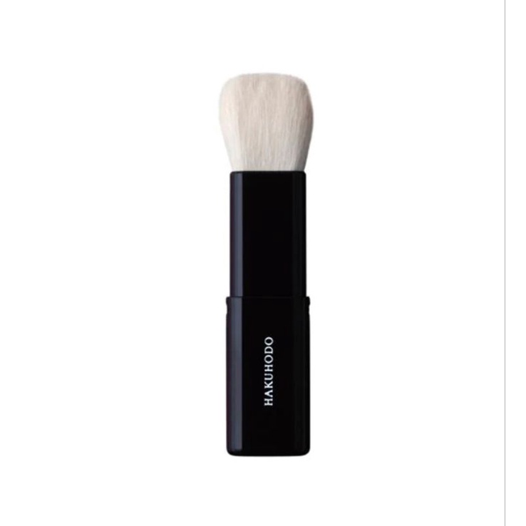 แปรงปัดแก้ม แบบพกพา Hakuhodo slide face brush (J601,J602)