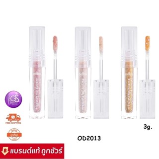 ODBO DAZZLING JELLY EYESHADOW 3g. OD2013 โอดีบีโอ แดสลิ่ง เจลลี่ อายแชโดว์ เนื้อเจลลี่ ผสมชิมเมอร์.