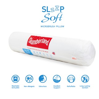 Slumberland SlzzpSoft Bolster หมอนข้างใยสังเคราะห์ (106BSF)