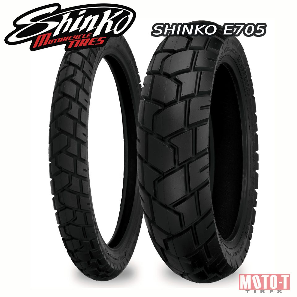 [ยางใหม่] ยาง Suzuki V-strom 650 /Yamaha Tenere/ XSR155 /Scram411 ยี่ห้อ Shinko E705