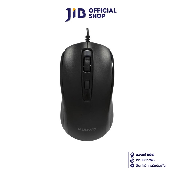 MOUSE (เมาส์) NUBWO (NM157) USB OPTICAL BLACK