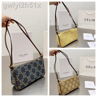 ㍿Celine Sling Bag Sports Messenger Bags Sports Shoulder Bag Women Leather Crossbody Purse Bags Luxury Shopping Tote Bag