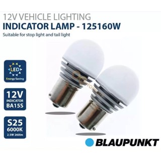 BLAUPUNKT หลอดไฟถอย S25 LED 12V INDICATOR LAMP 6000K 125160W [2 หลอด]