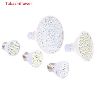 (Takashiflower) ชิปหลอดไฟ LED E27 SMD2835 220V สําหรับในร่ม