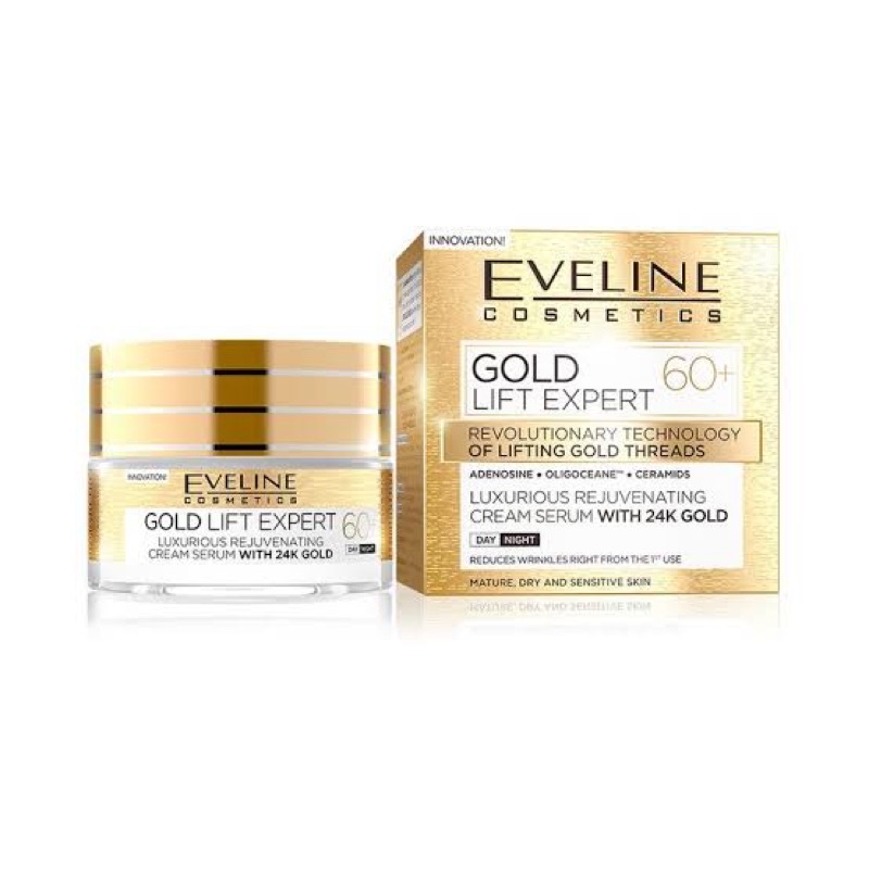 Eveline Cosmetics Gold Lift Expert Day And Night Cream 60+ 50 ml.