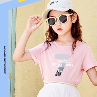 K-2296-SHORT  7สี เสื้อยืดเด็ก เสื้อเด็กแขนสั้นลายน่ารักๆ  เสื้อแขนสั้นลายการ์ตูน